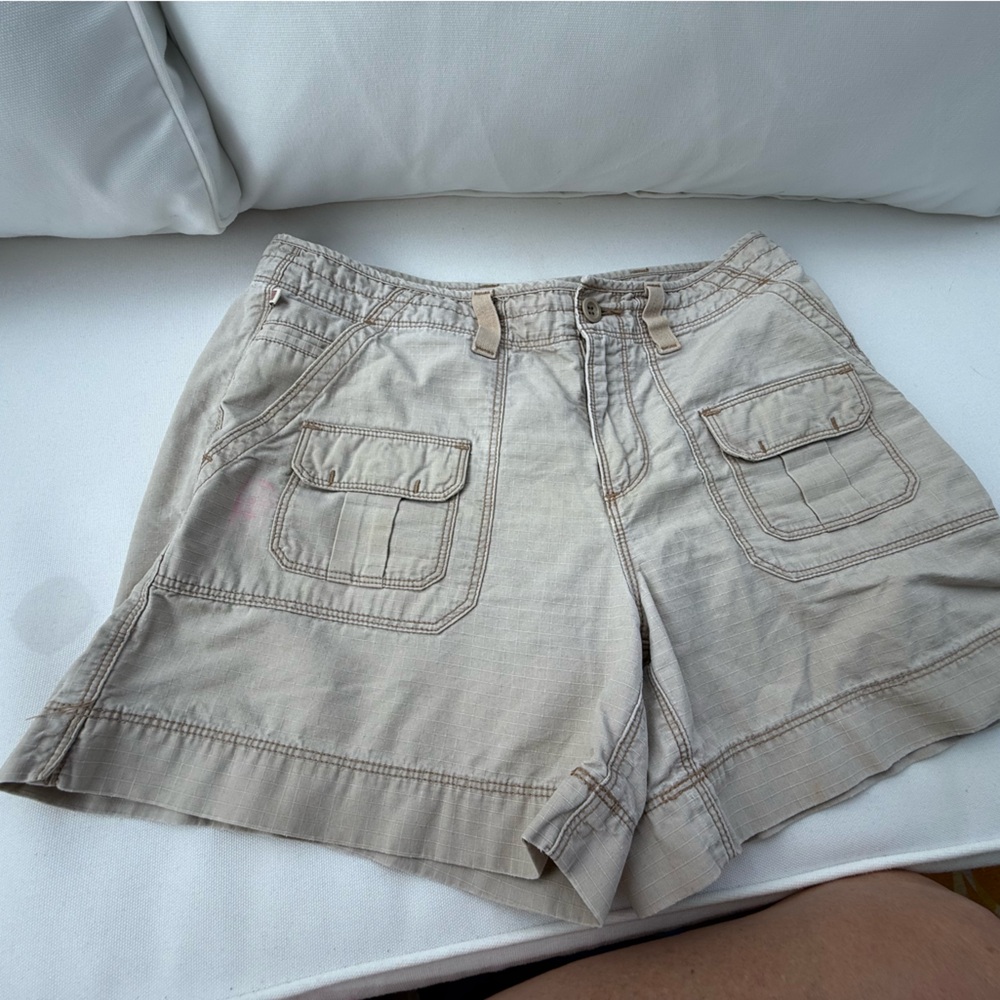 Casual Tan Women's Cargo Shorts